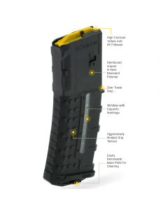 30 Round Windowed 5.56 Polymer Magazine