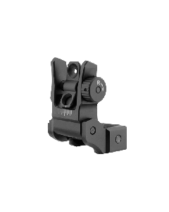 UTG AR15 Low Profile Flip-up Rear Sight with Dual Aiming Aperture