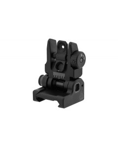 UTG ACCU-SYNC Spring-loaded AR15 Flip-up Rear Sight