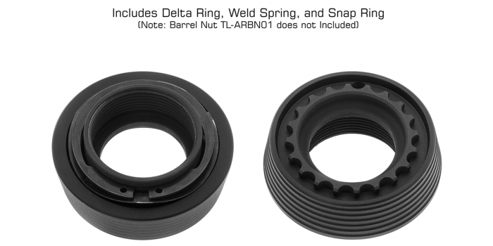 UTG Standard AR15 Delta Ring Assembly, Black | Leapers