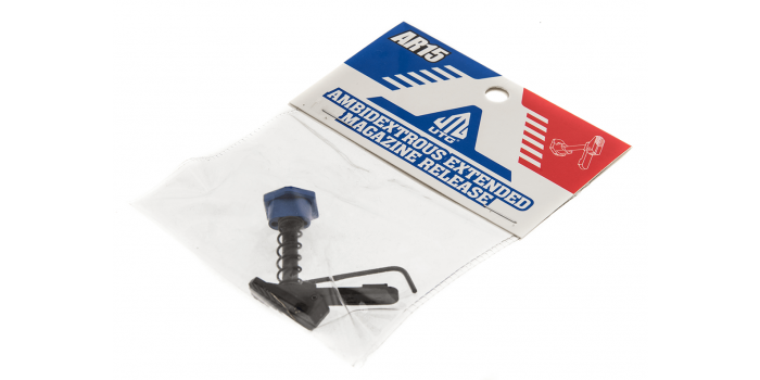 UTG AR15 Ambidextrous Extended Magazine Release, Matte Blue
